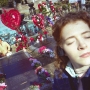 Melissa-Auf-der-Maur-Self-Portrait-at-Elviss-Grave-Graceland-MemphisTennessee-USA-1995