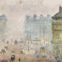 Camille Pissarro. Place du Théâtre Français Fog Effect, 1897.