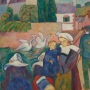 Émile Bernard. Bridge at Pont-Aven, 1891.