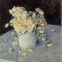 Gustave Caillebotte. Yellow Roses in a Vase, 1882.